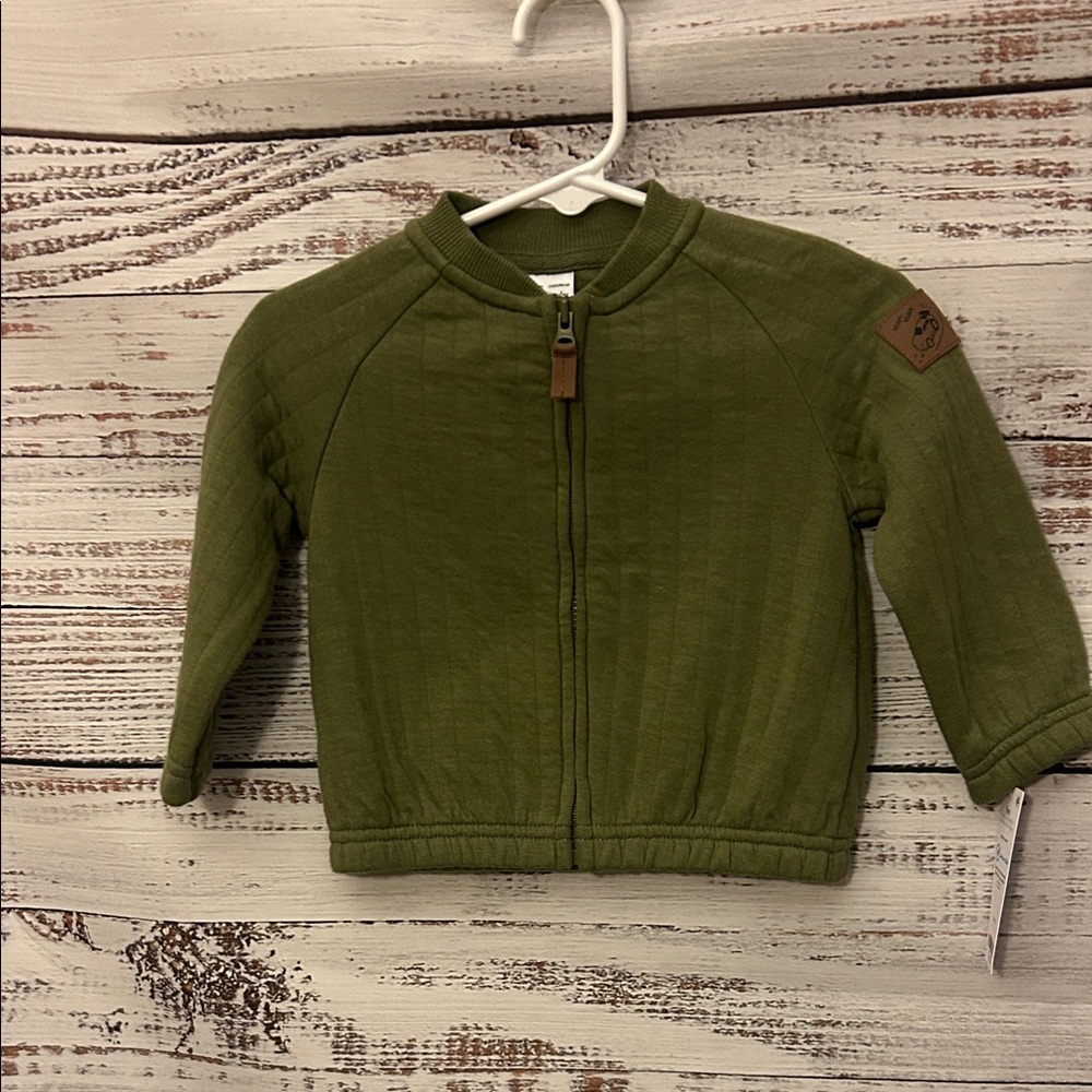 NWT Carter's Olive Green baby Sweater size 6 months